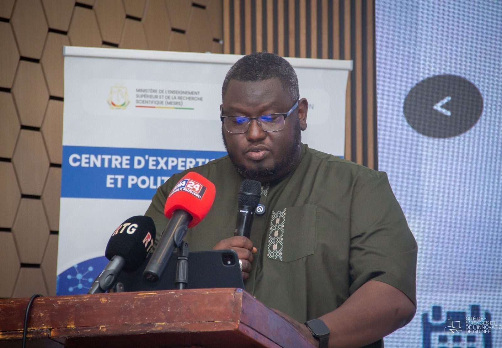Guinée : à la CSIG,PrAbdoulaye Baniré Diallo pose les bases d’une « souveraineté analytique »