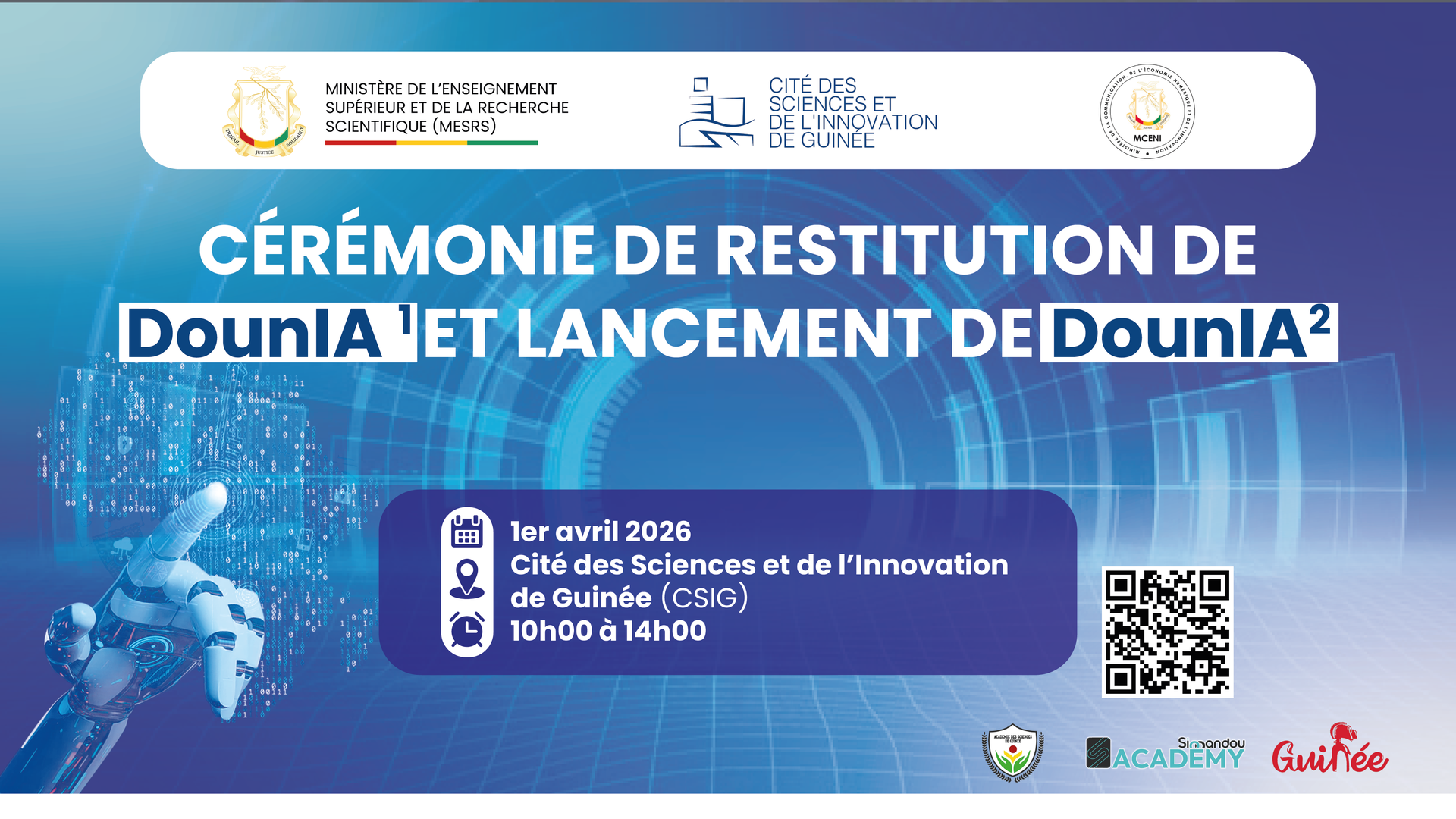 Cérémonie de Restitution de DounIA 1 et de Lancement de DounIA 2
